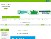 Tablet Screenshot of packagingobserver.com
